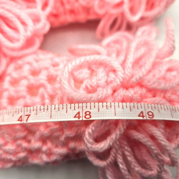 Pink Poodle Breed Puppy Dog Scarf Crochet Handmade byBren - Picture 7 of 8